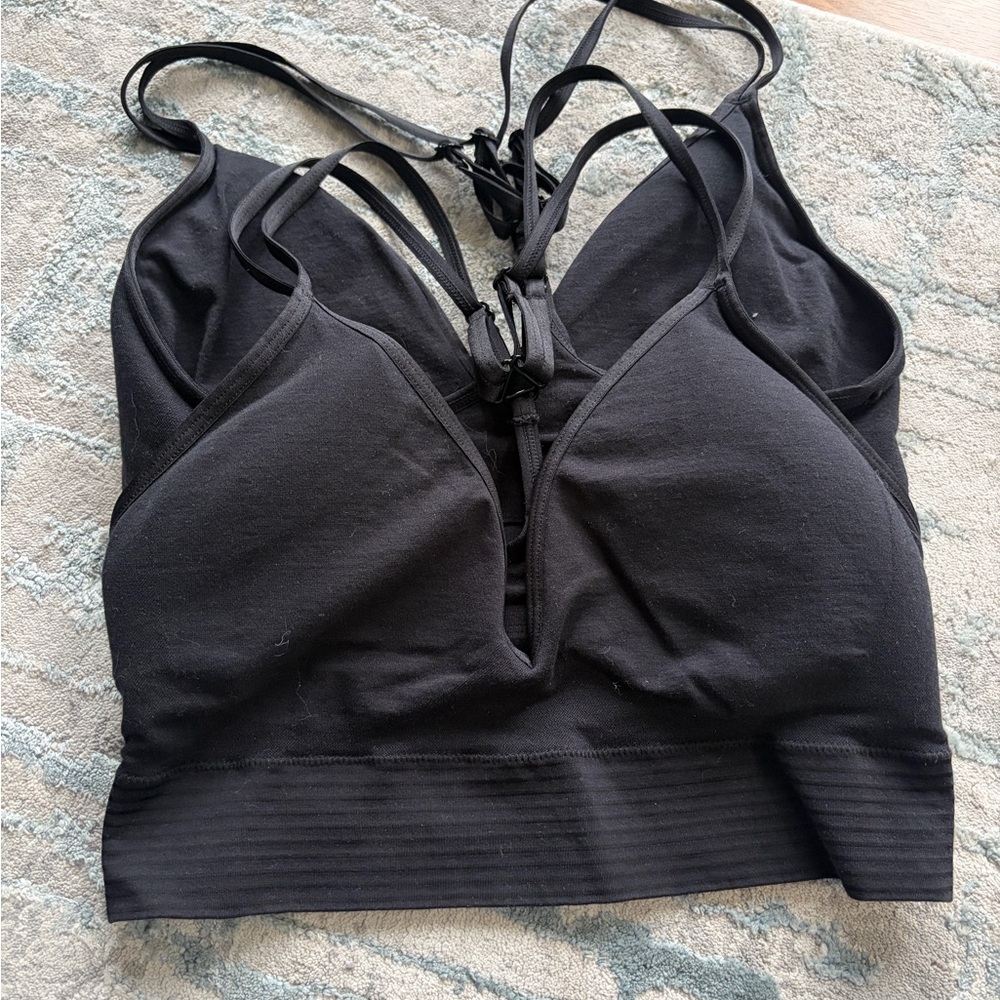 Brand New Black Strappy Bralette Crop Top